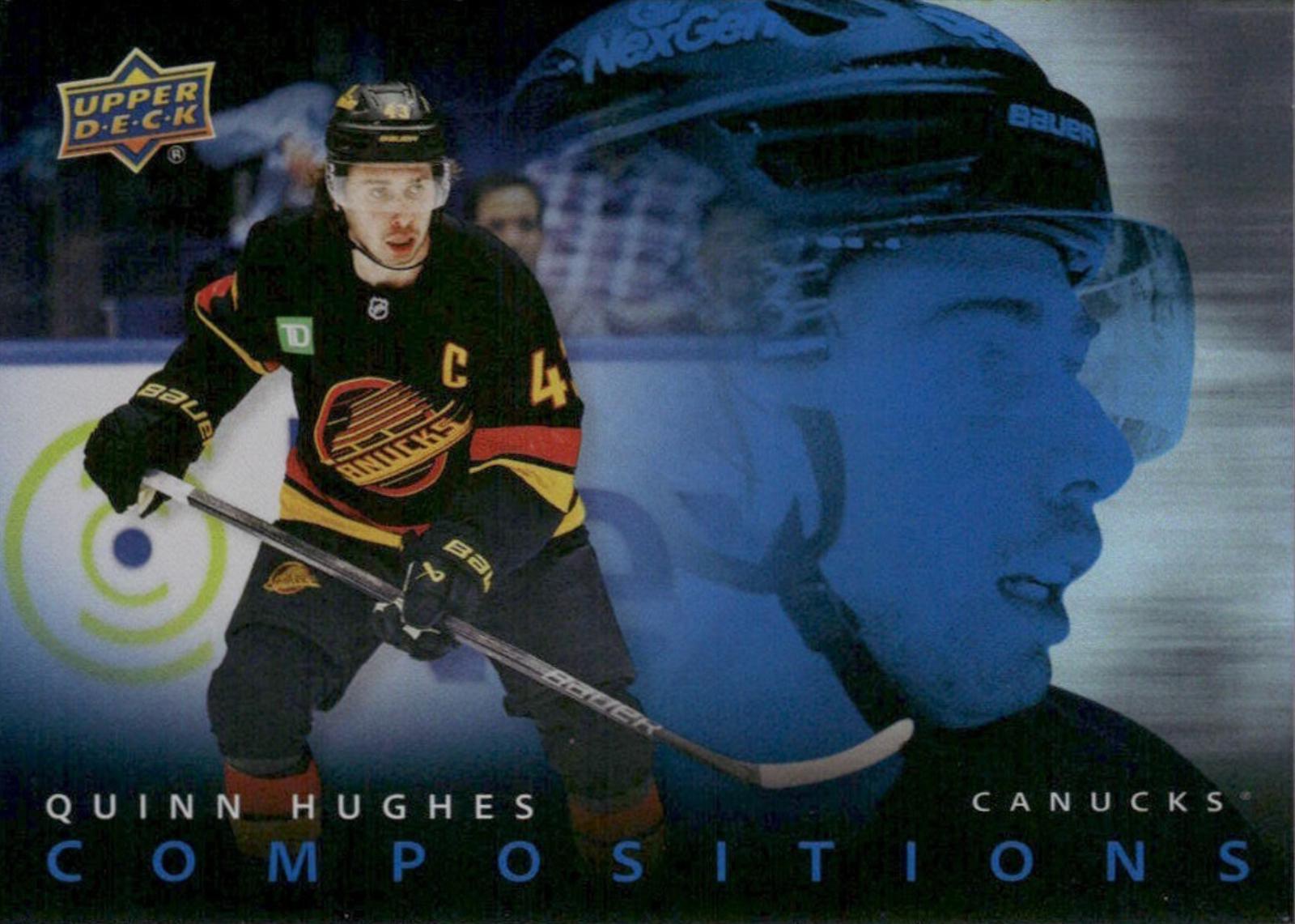 2025 Upper Deck Compositions Quinn Hughes #CMP-4 card