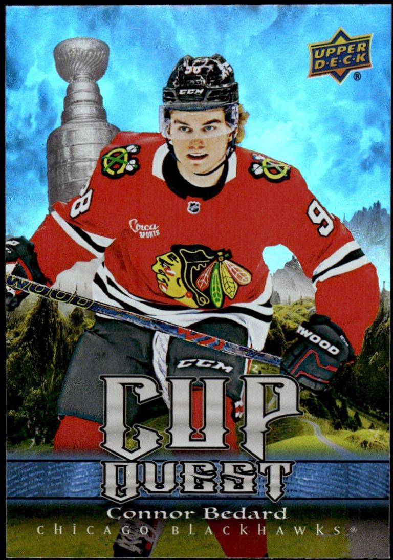 2025 Upper Deck Cup Quest Connor Bedard #CQ-12 card