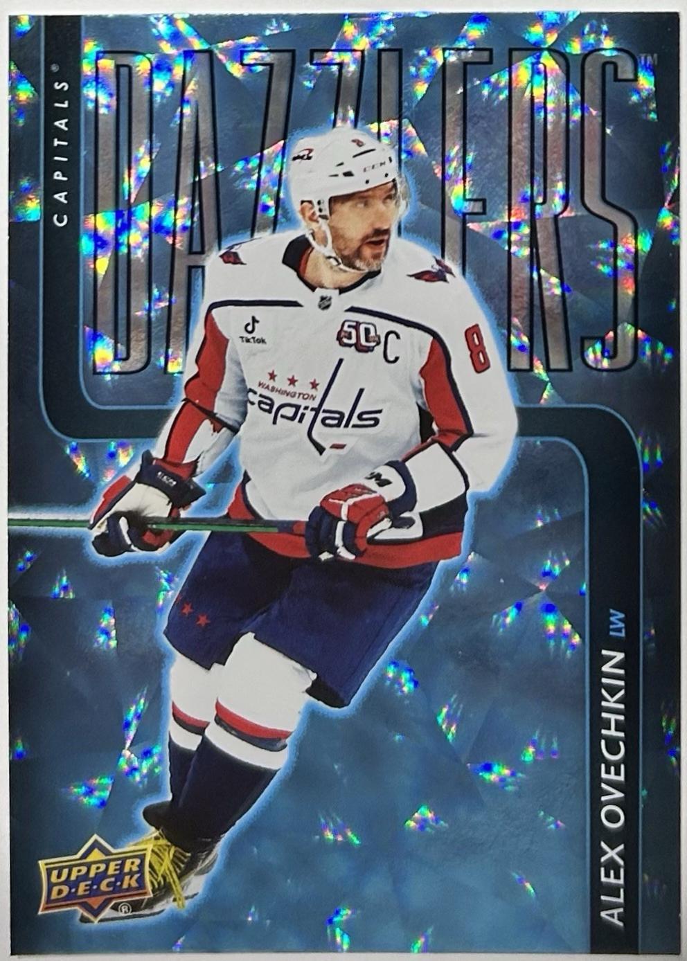 2025 Upper Deck Dazzlers Alex Ovechkin [Blue] #DZ-23 card