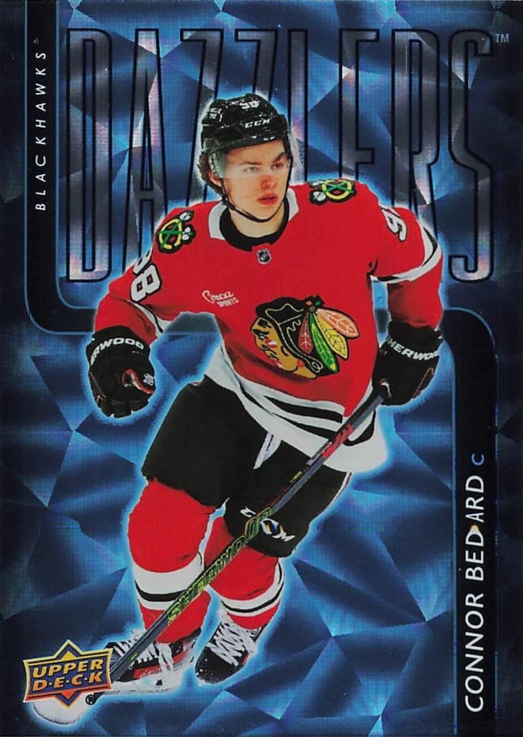 2025 Upper Deck Dazzlers Connor Bedard [Blue] #DZ-20 card