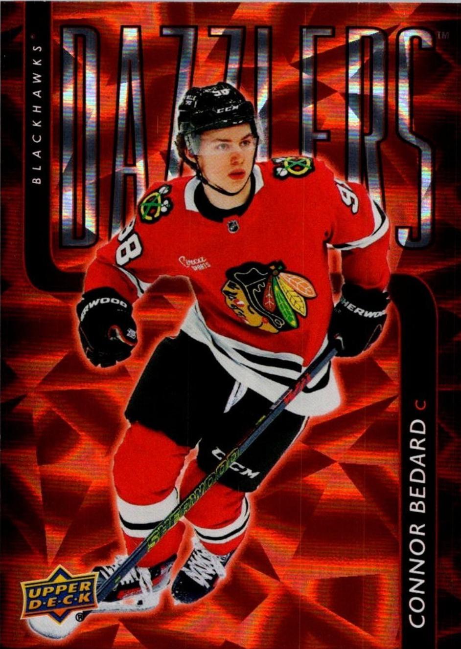 2025 Upper Deck Dazzlers Connor Bedard [Orange] #DZ-20 card