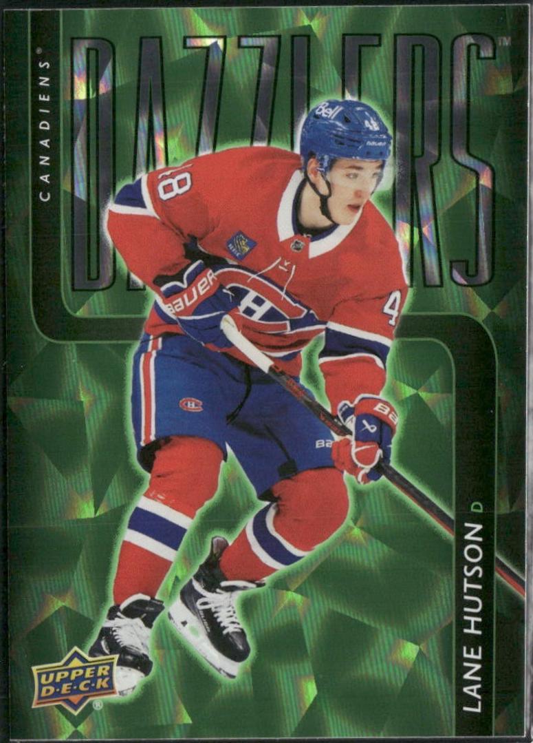 2025 Upper Deck Dazzlers Lane Hutson [Green] #DZ-39 card