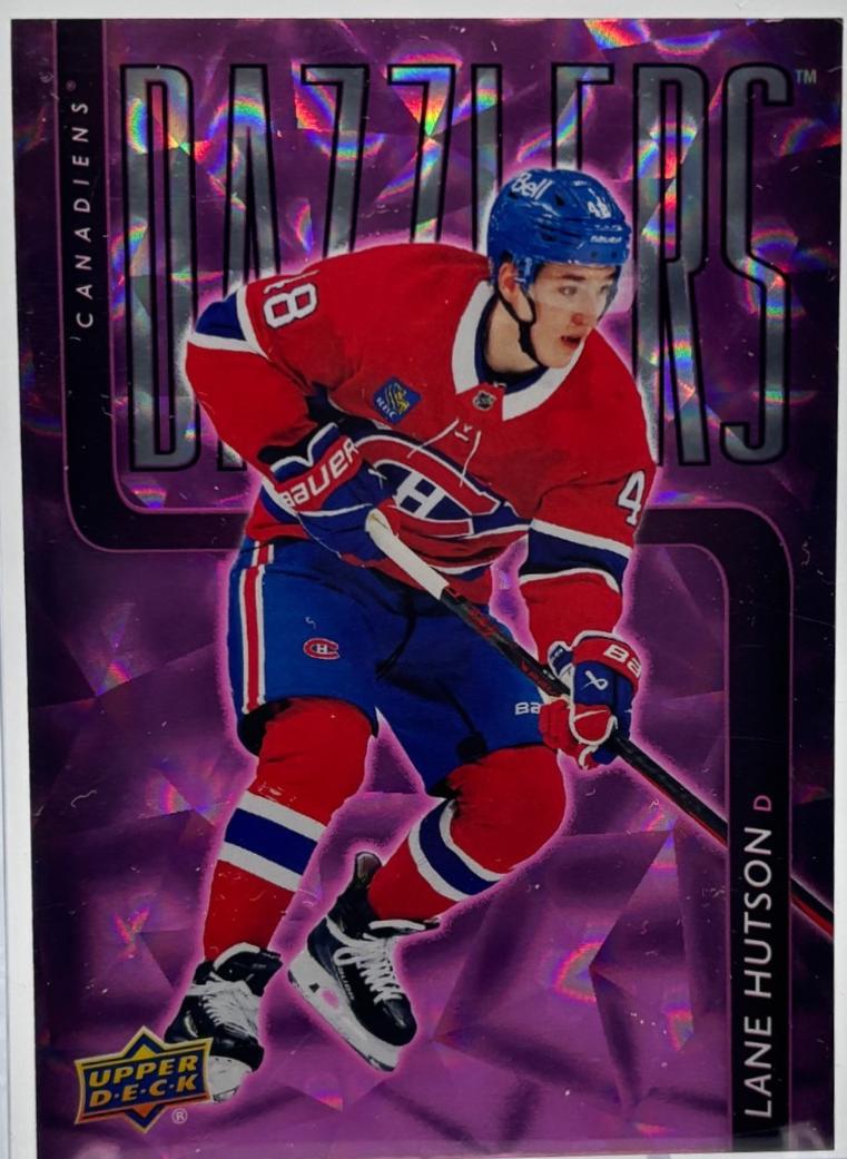 2025 Upper Deck Dazzlers Lane Hutson [Pink] #DZ-39 card