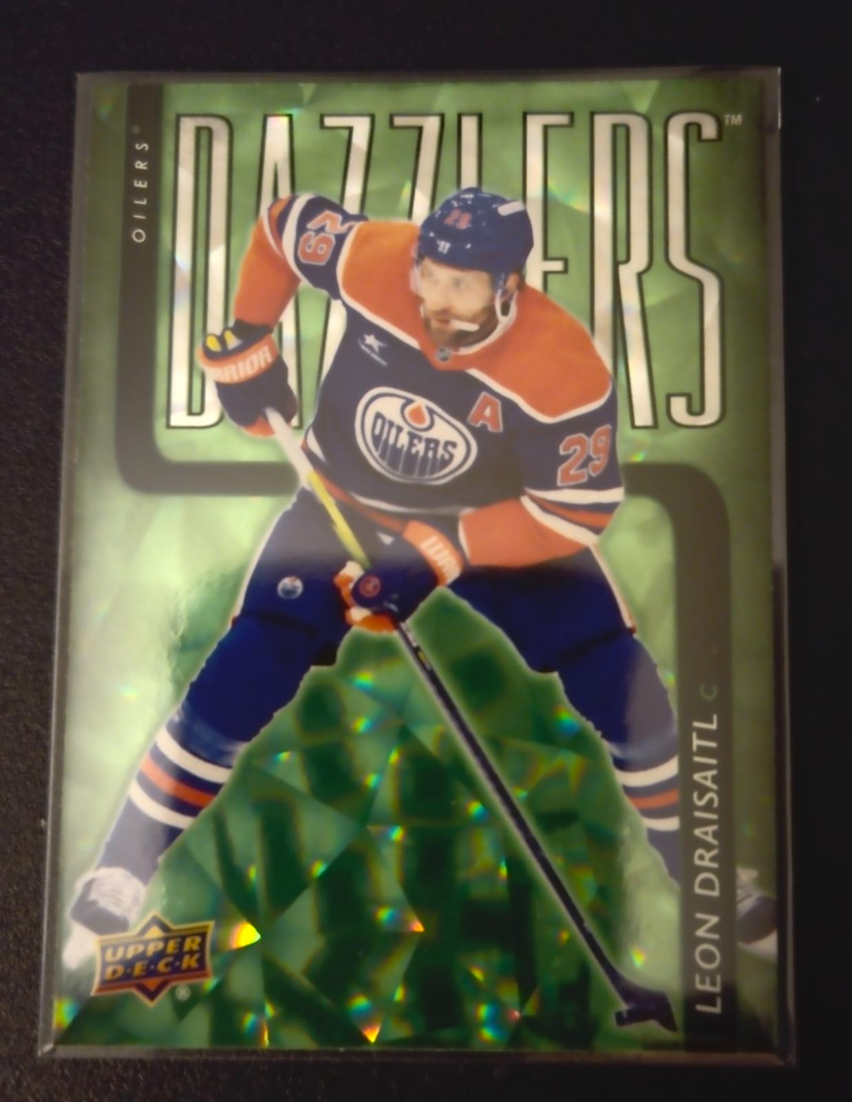 2025 Upper Deck Dazzlers Leon Draisaitl [Green] #DZ-1 card