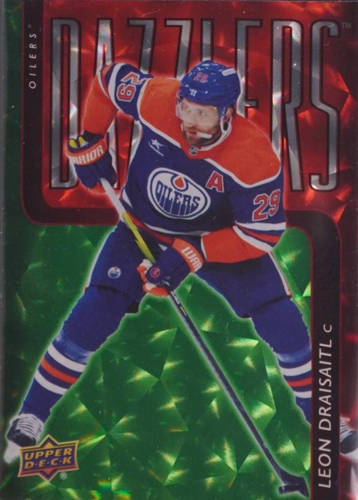 2025 Upper Deck Dazzlers Leon Draisaitl [Holiday] #DZ-1 card
