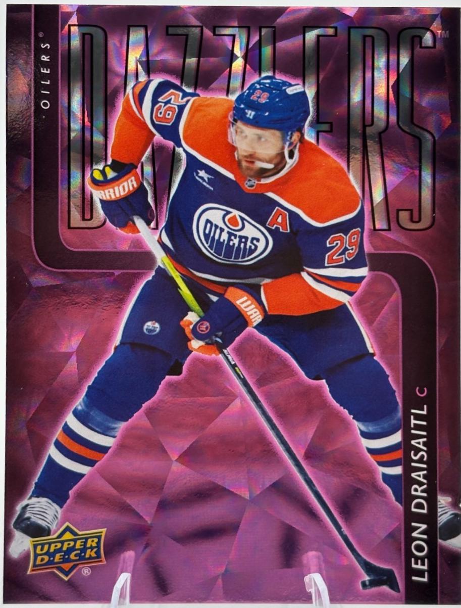 2025 Upper Deck Dazzlers Leon Draisaitl [Pink] #DZ-1 card