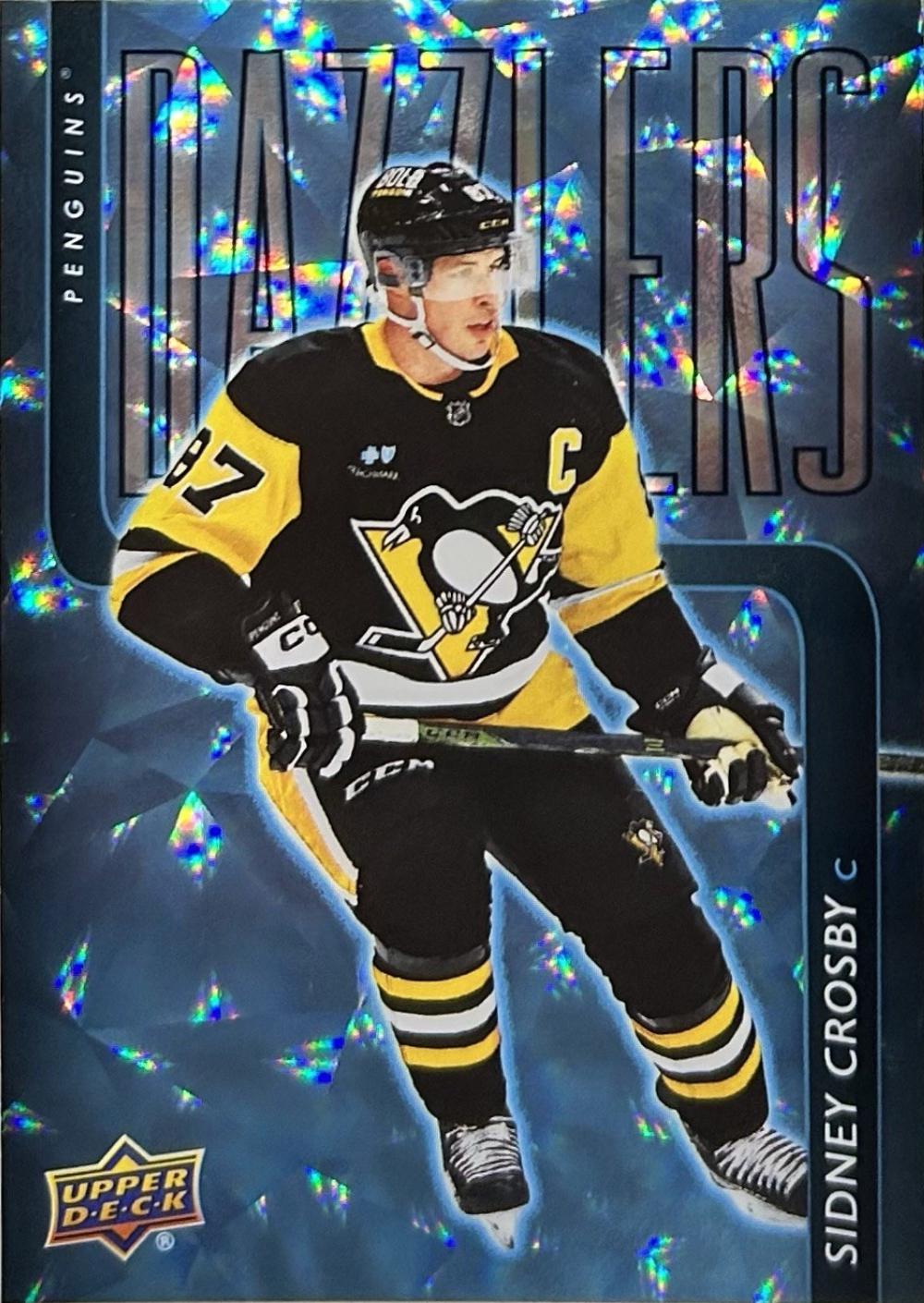 2025 Upper Deck Dazzlers Sidney Crosby [Blue] #DZ-19 card