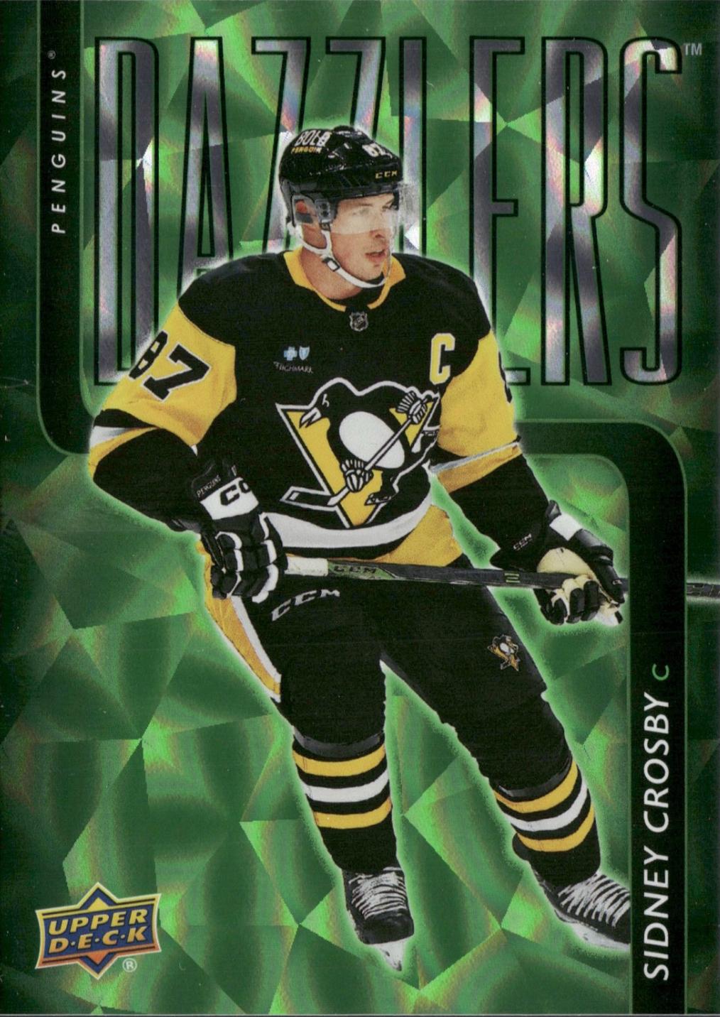 2025 Upper Deck Dazzlers Sidney Crosby [Green] #DZ-19 card