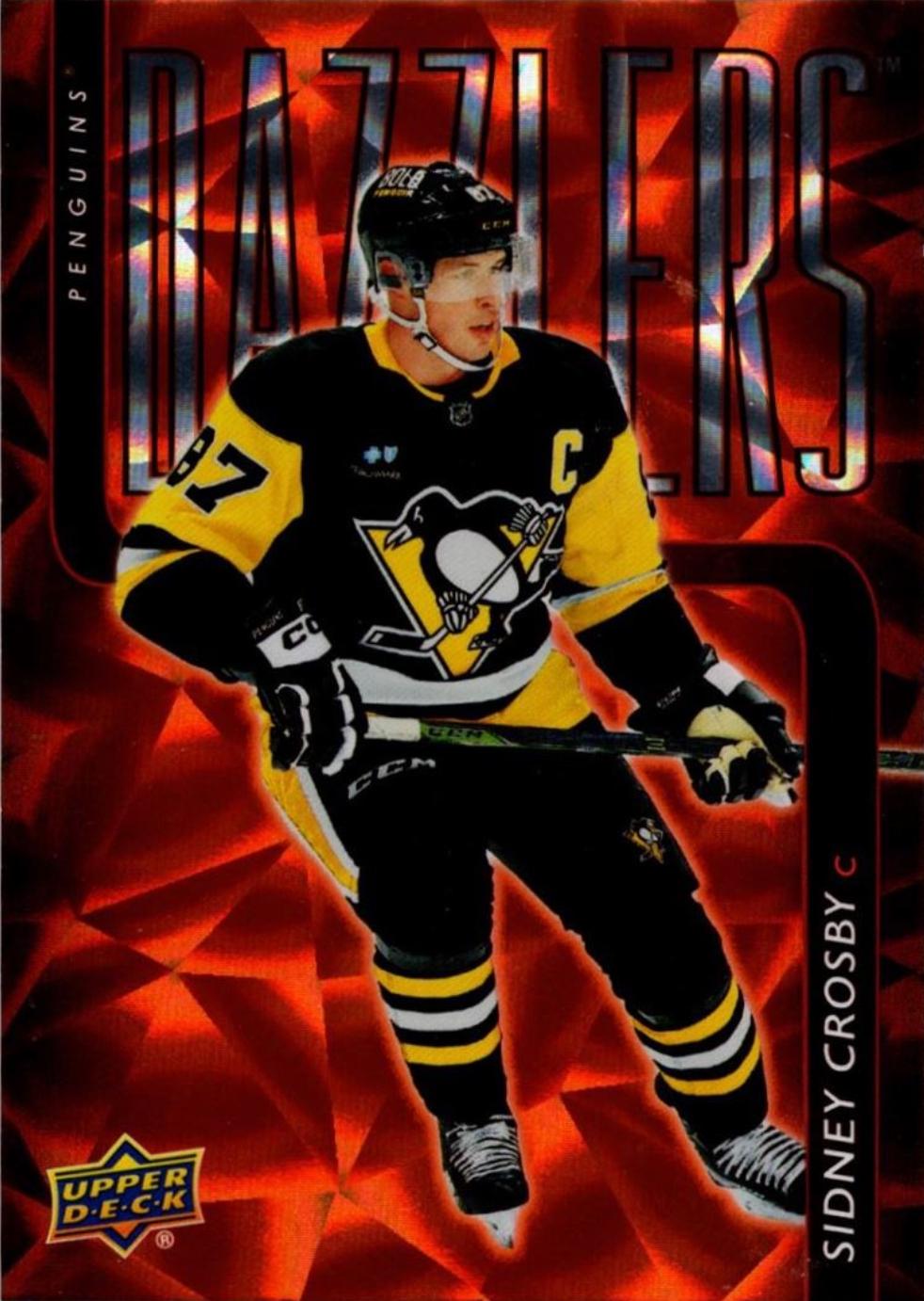 2025 Upper Deck Dazzlers Sidney Crosby [Orange] #DZ-19 card