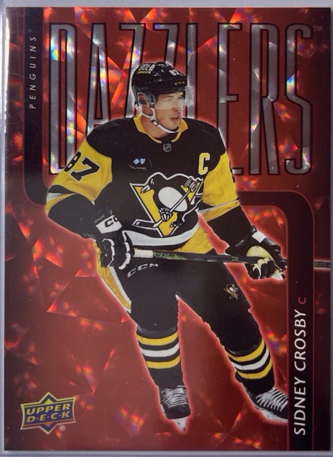 2025 Upper Deck Dazzlers Sidney Crosby [Red] #DZ-19 card