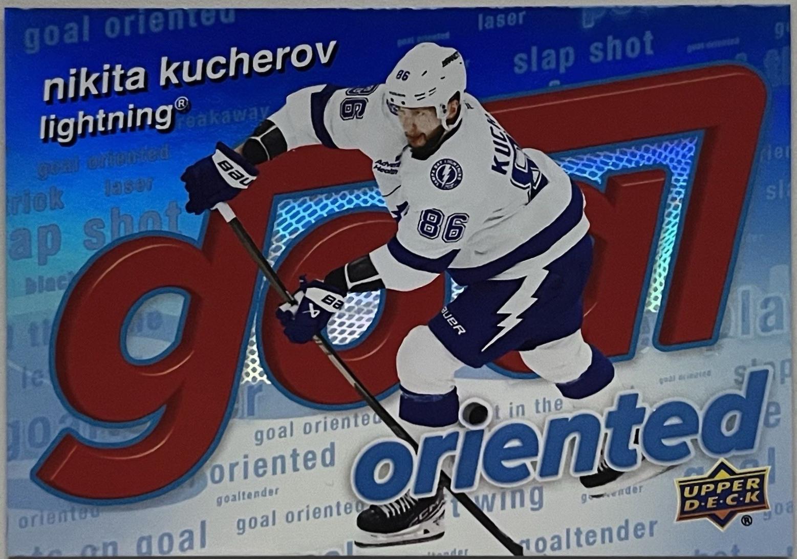 2025 Upper Deck Goal Oriented Nikita Kucherov #GO-20 card