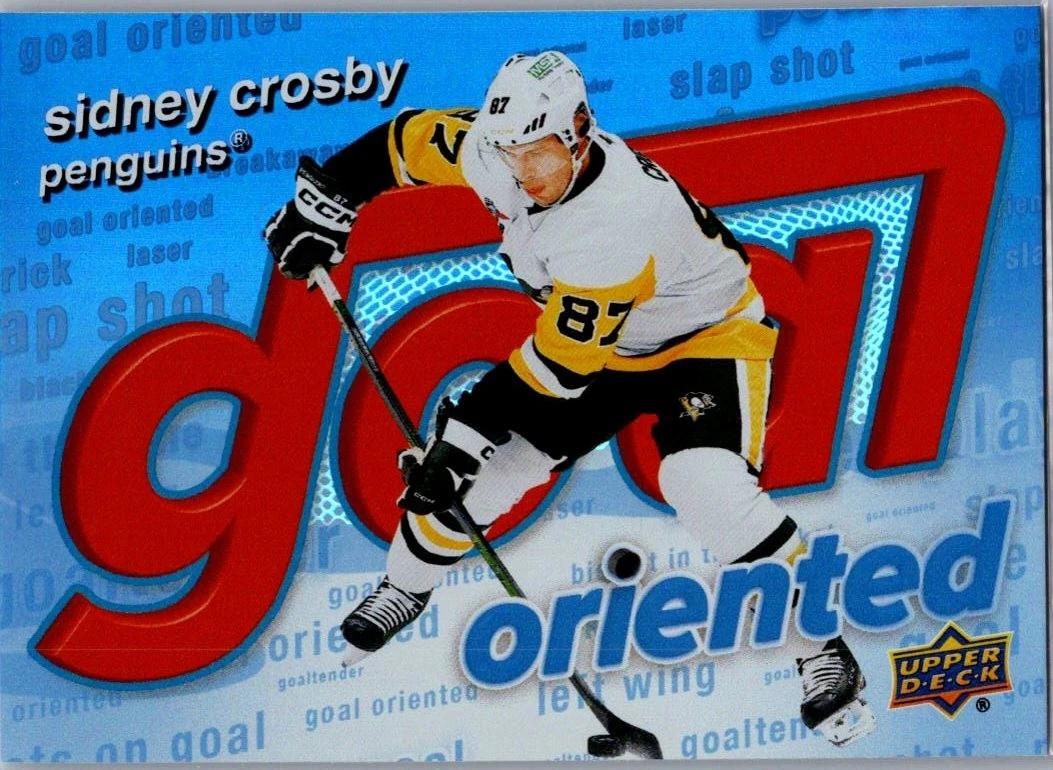 2025 Upper Deck Goal Oriented Sidney Crosby #GO-18 card