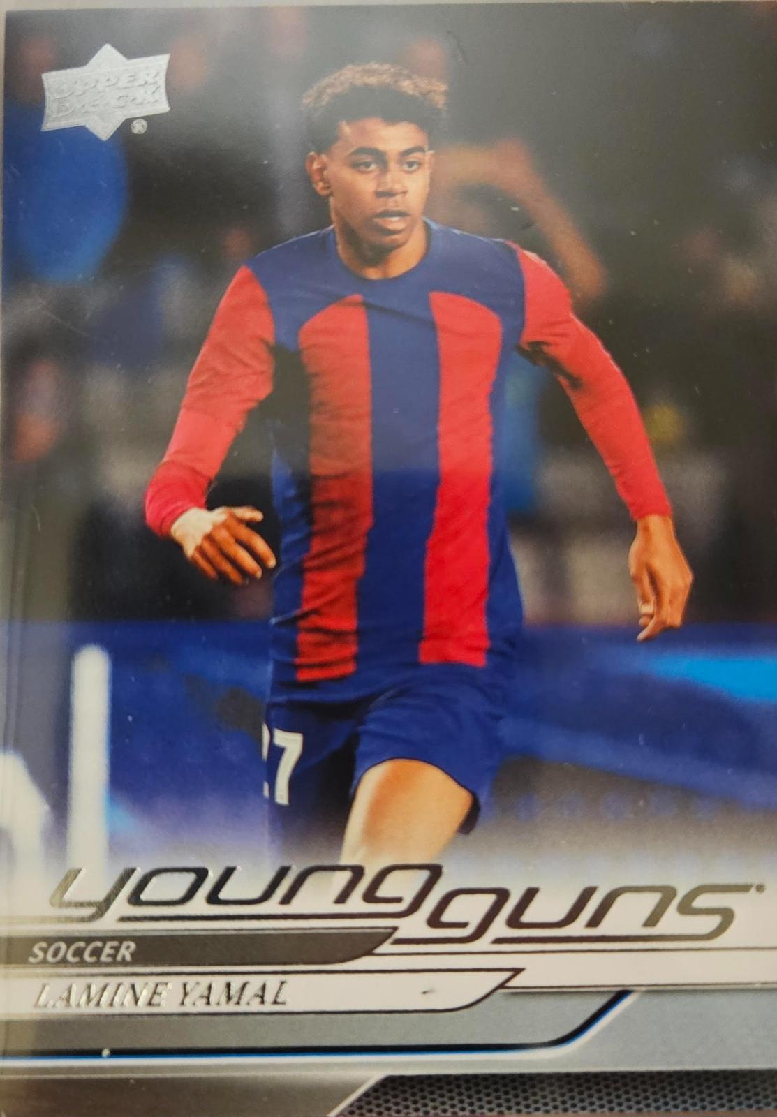 2025 Upper Deck Goodwin Champions Young Guns Lamine Yamal #YG-1 card