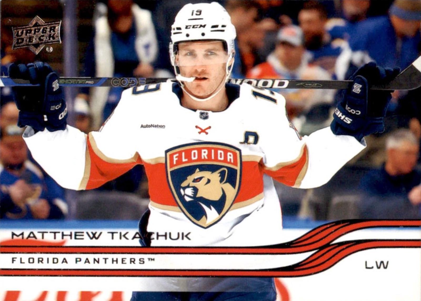 2025 Upper Deck Matthew Tkachuk #72 card