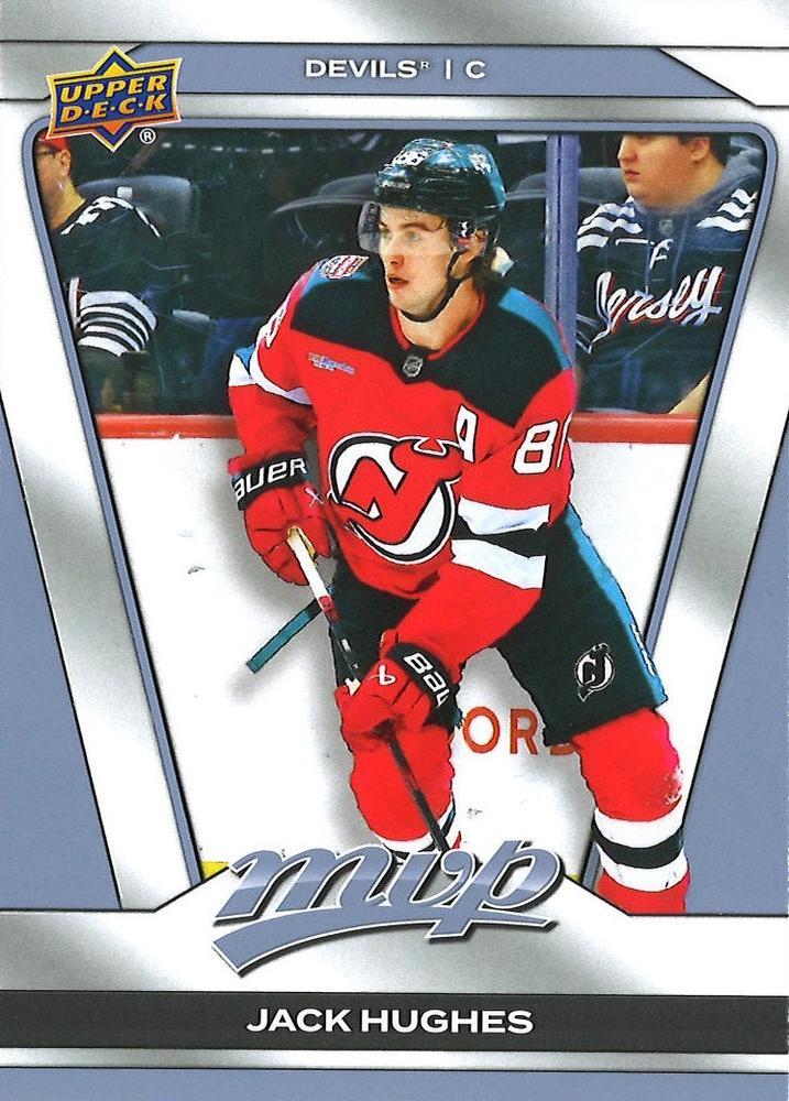 2025 Upper Deck MVP Jack Hughes #18 card