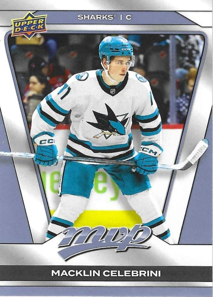 2025 Upper Deck MVP Macklin Celebrini #17 card