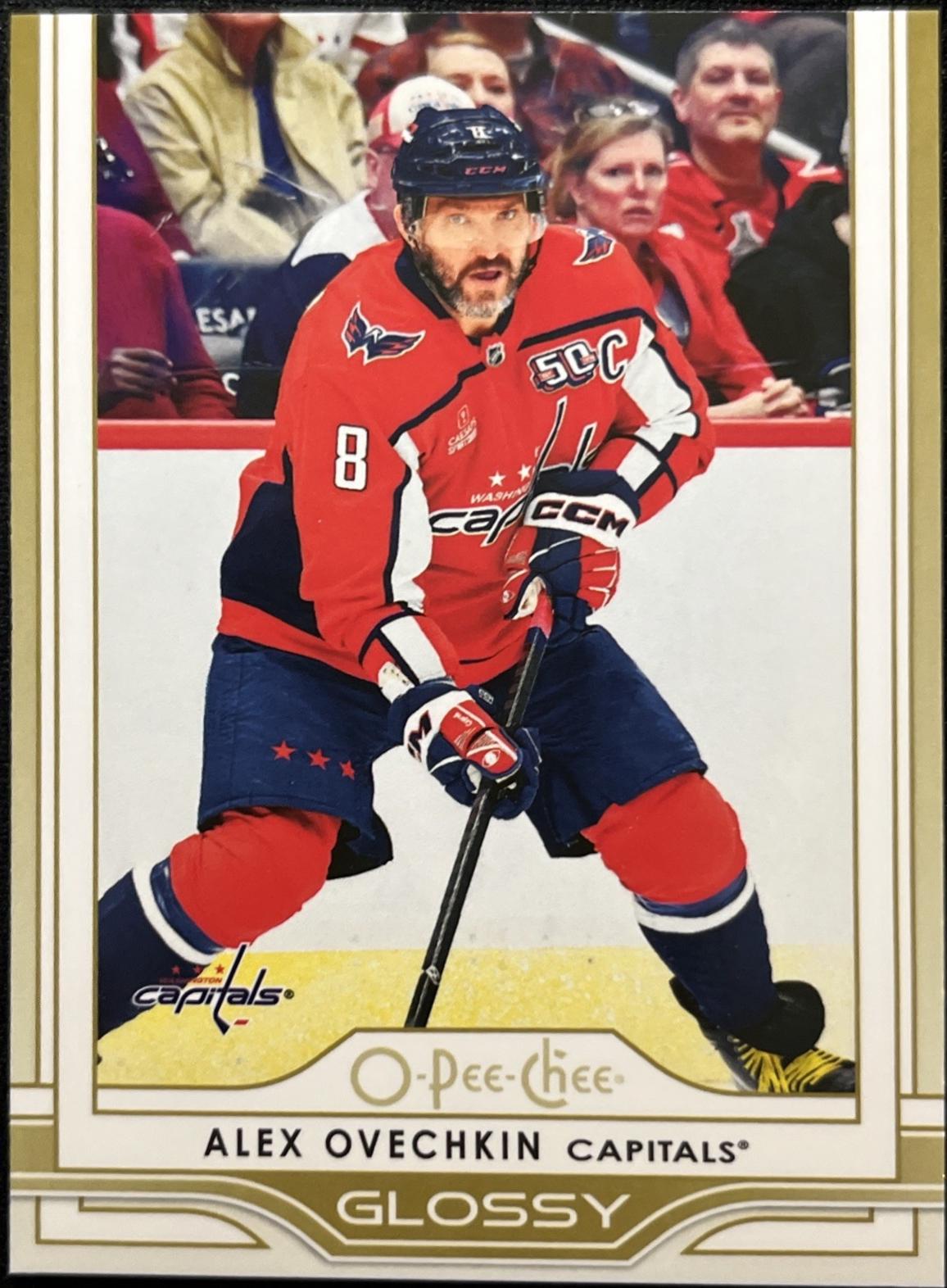 2025 Upper Deck O-Pee-Chee Glossy Alex Ovechkin [Gold] #OG-8 card