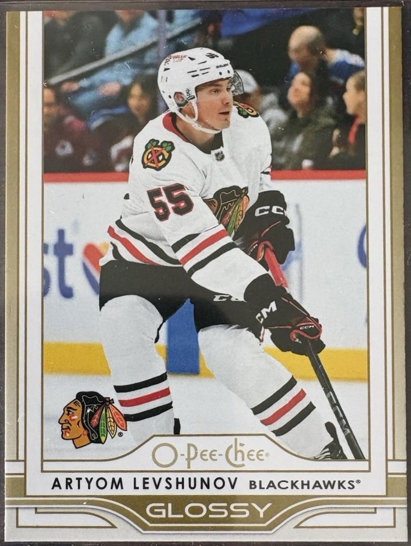 2025 Upper Deck O-Pee-Chee Glossy Artyom Levshunov [Gold] #OG-7 card
