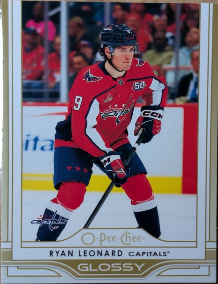 2025 Upper Deck O-Pee-Chee Glossy Ryan Leonard [Gold] #OG-11 card