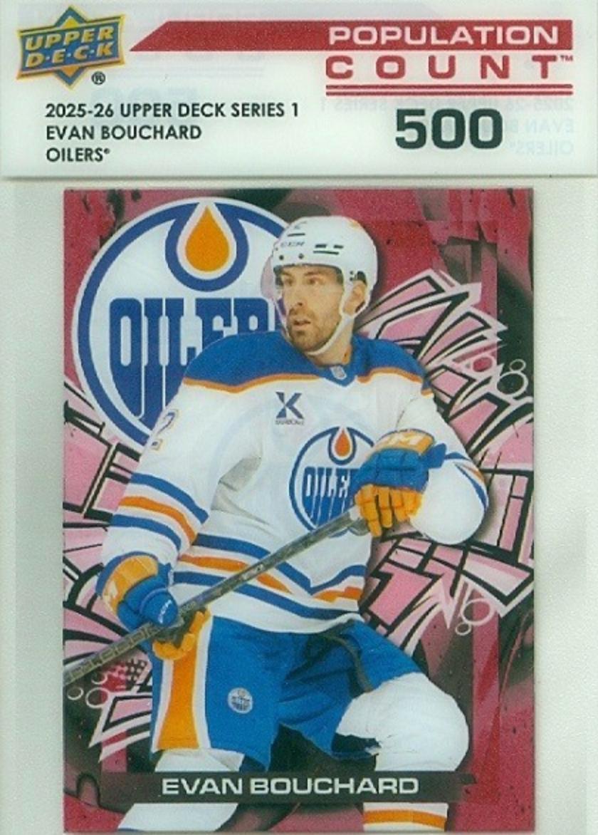 2025 Upper Deck Population Count 1000 Evan Bouchard [500] #PC-10 card
