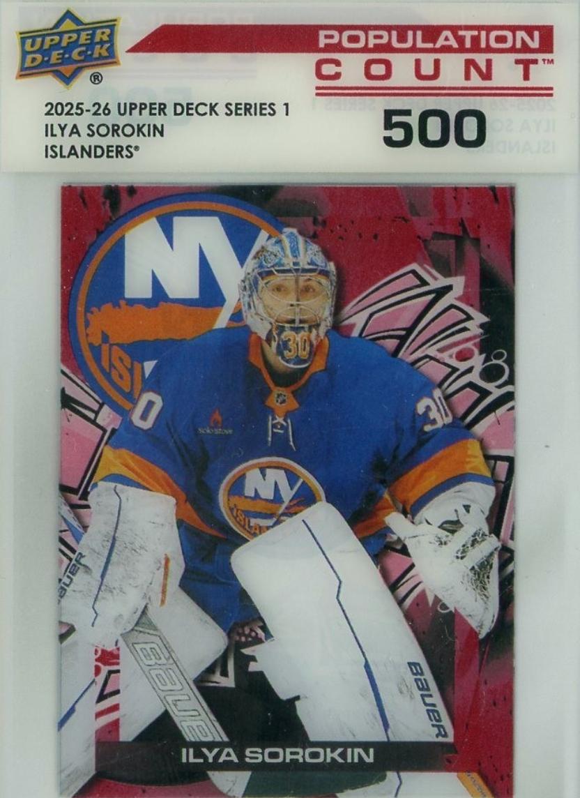 2025 Upper Deck Population Count 1000 Ilya Sorokin [500] #PC-2 card
