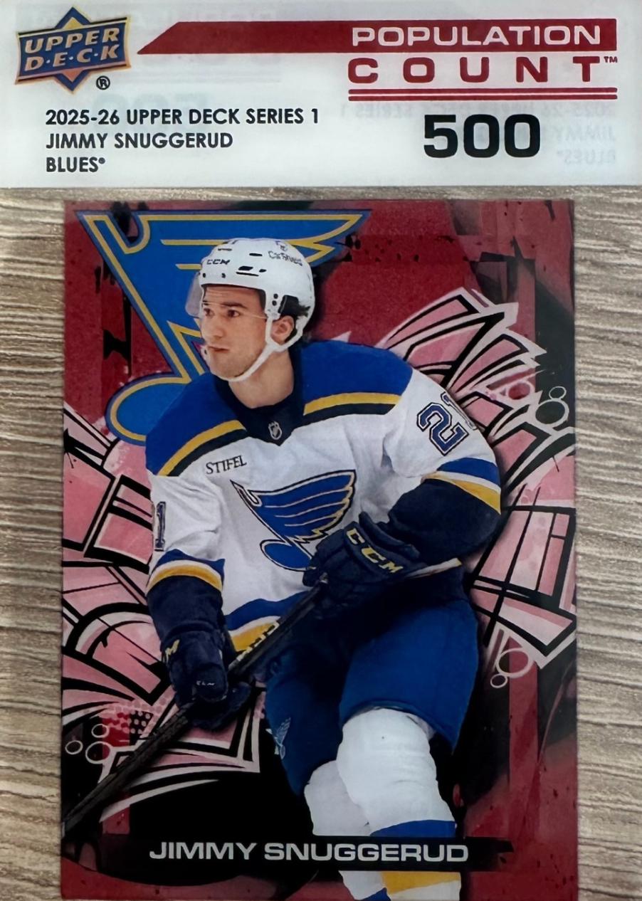 2025 Upper Deck Population Count 1000 Jimmy Snuggerud [500] #PC-22 card