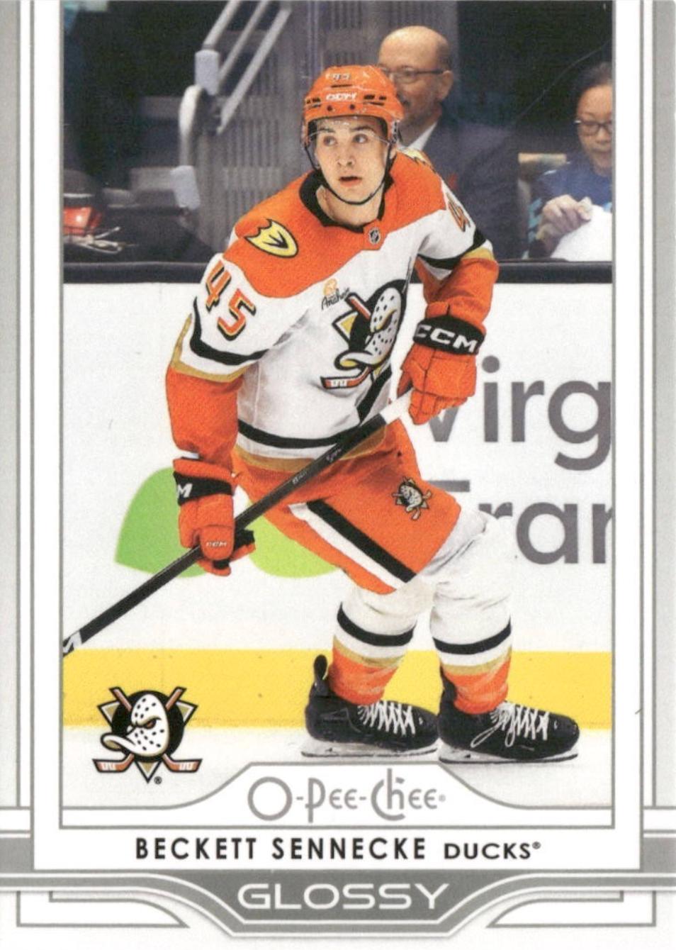 2025 Upper Deck Series 2 O-Pee-Chee Glossy Beckett Sennecke #OG-46 card