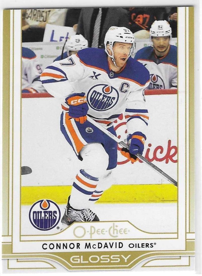 2025 Upper Deck Series 2 O-Pee-Chee Glossy Connor McDavid [Gold] #OG-47 card