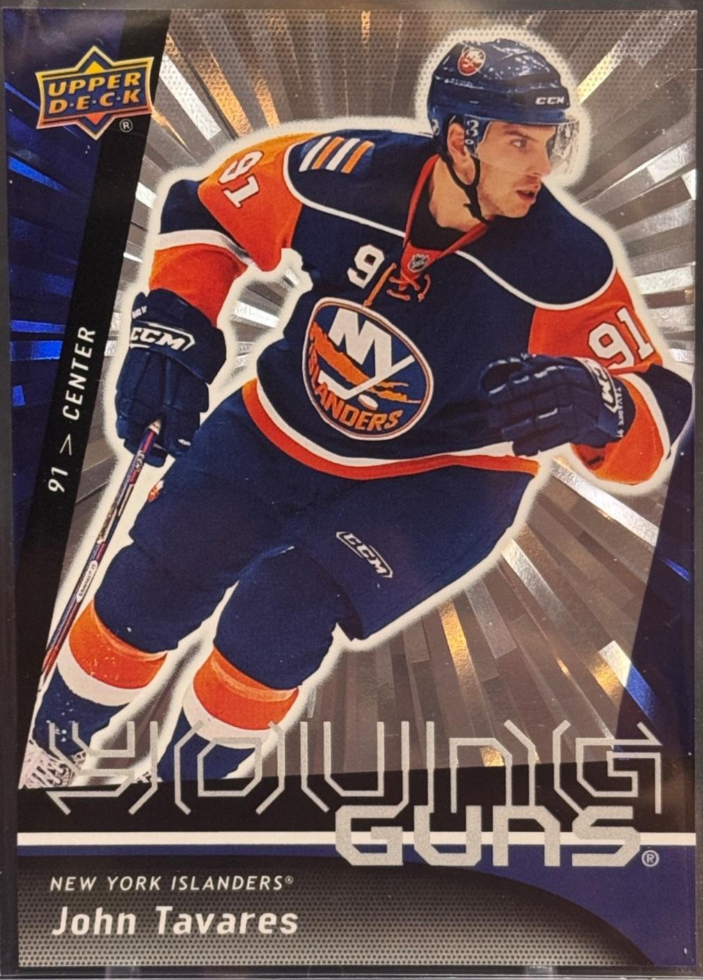 2025 Upper Deck Series 2 Outburst Retro Young Guns John Tavares #OR-23 card
