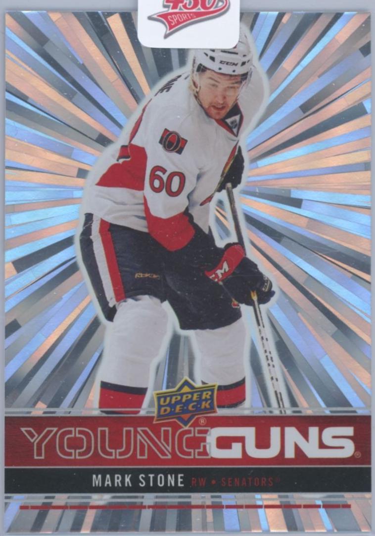 2025 Upper Deck Series 2 Outburst Retro Young Guns Mark Stone #OR-25 card