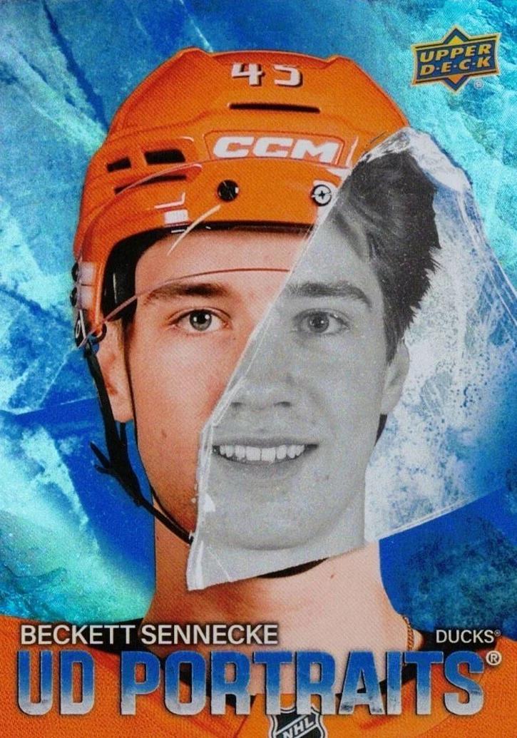 2025 Upper Deck Series 2 UD Portraits Beckett Sennecke #P-37 card
