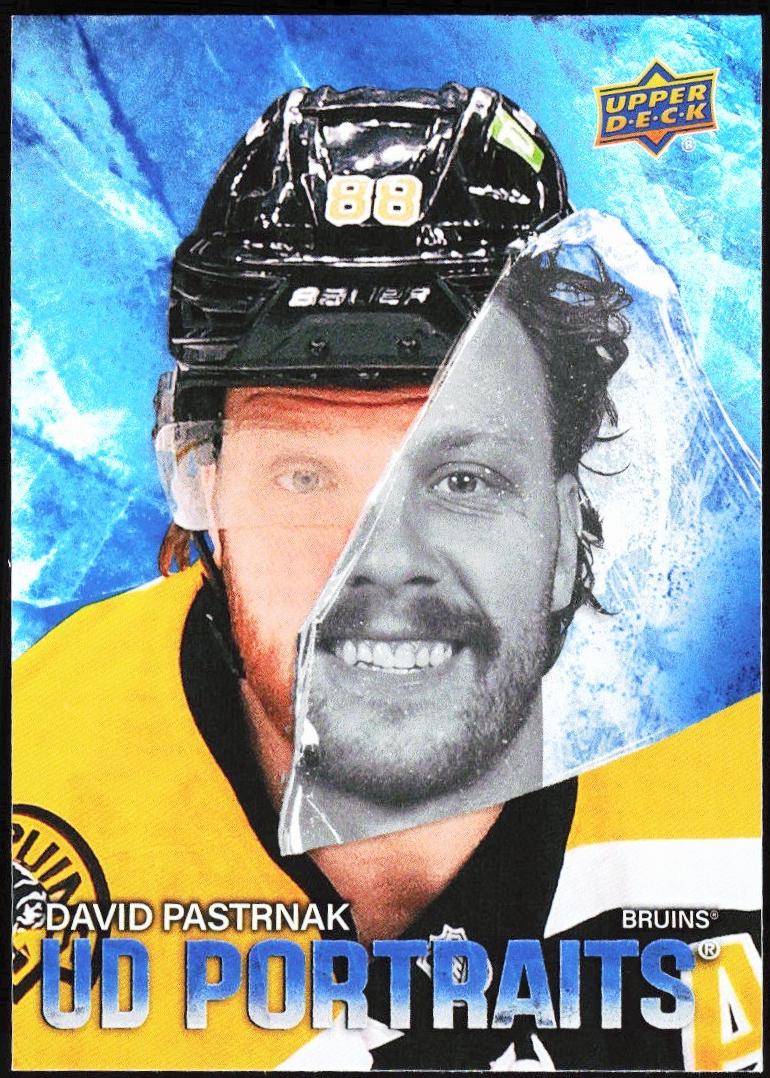 2025 Upper Deck Series 2 UD Portraits David Pastrnak #P-44 card