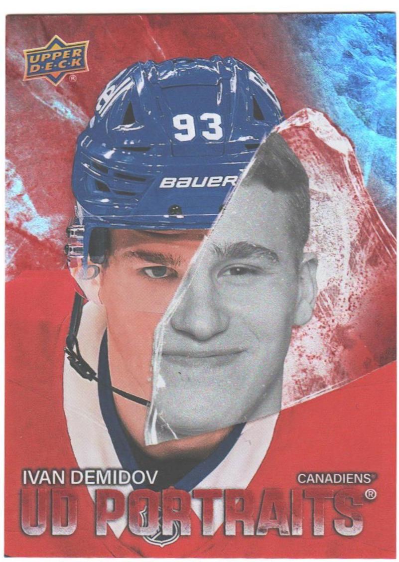 2025 Upper Deck Series 2 UD Portraits Ivan Demidov [Red] #P-34 card