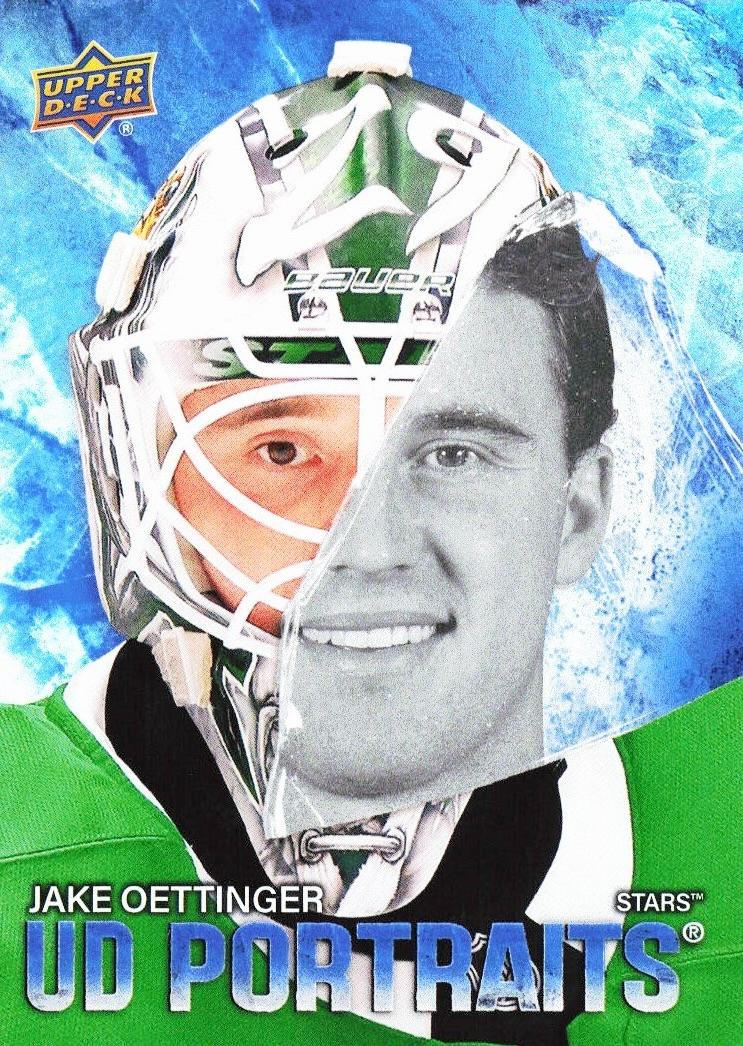 2025 Upper Deck Series 2 UD Portraits Jake Oettinger #P-56 card