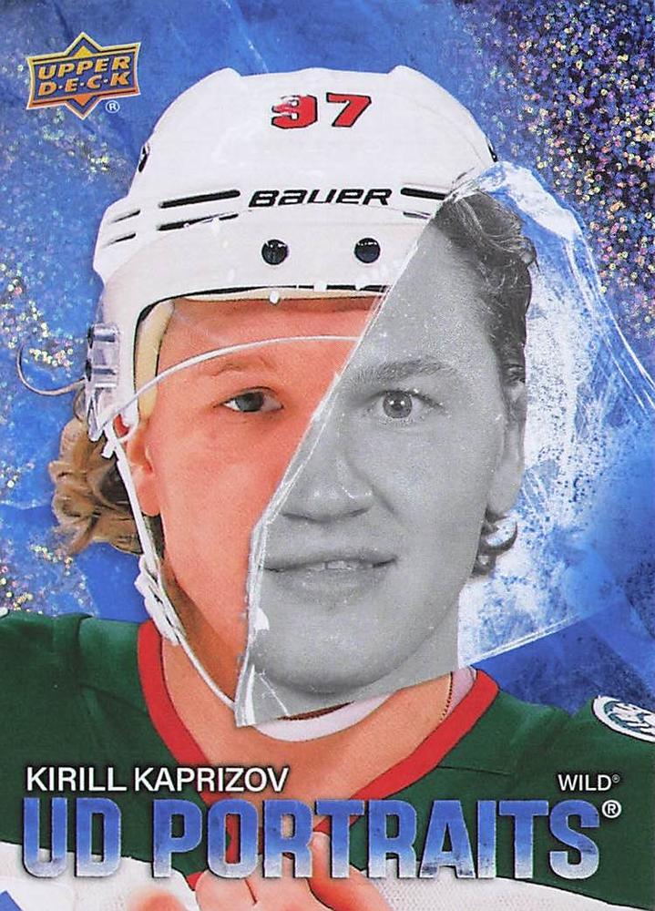 2025 Upper Deck Series 2 UD Portraits Kirill Kaprizov [Speckle] #P-35 card