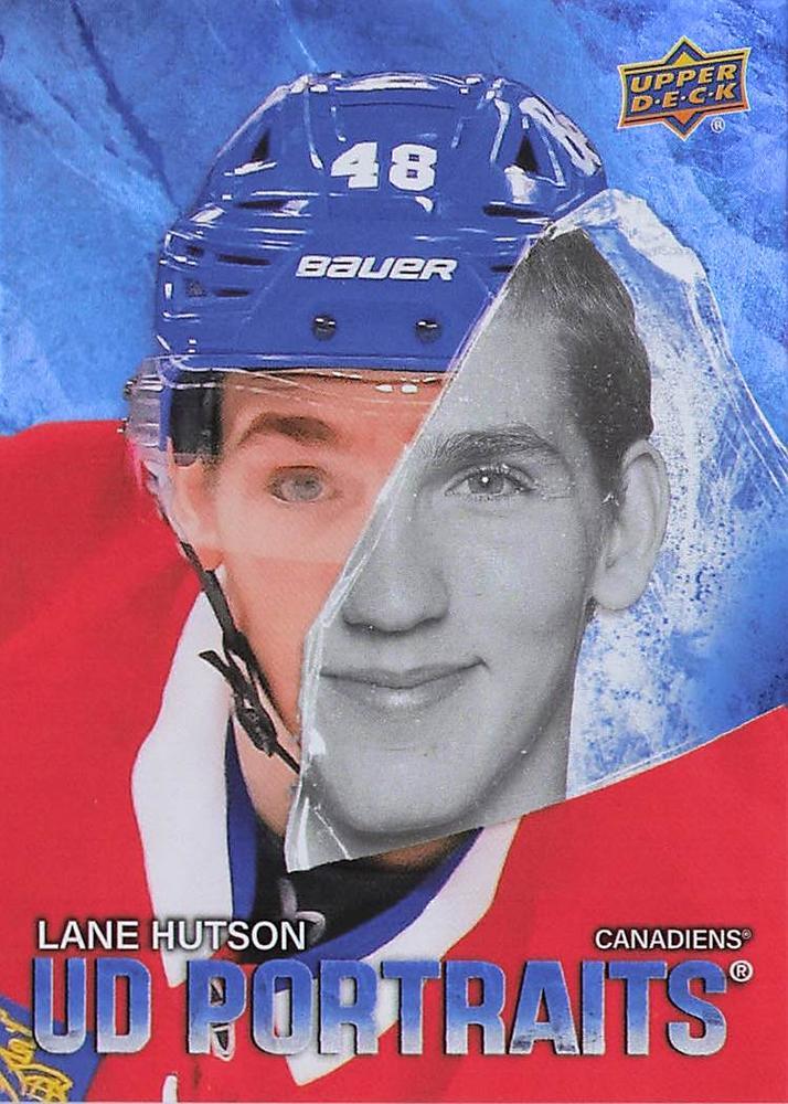 2025 Upper Deck Series 2 UD Portraits Lane Hutson #P-45 card