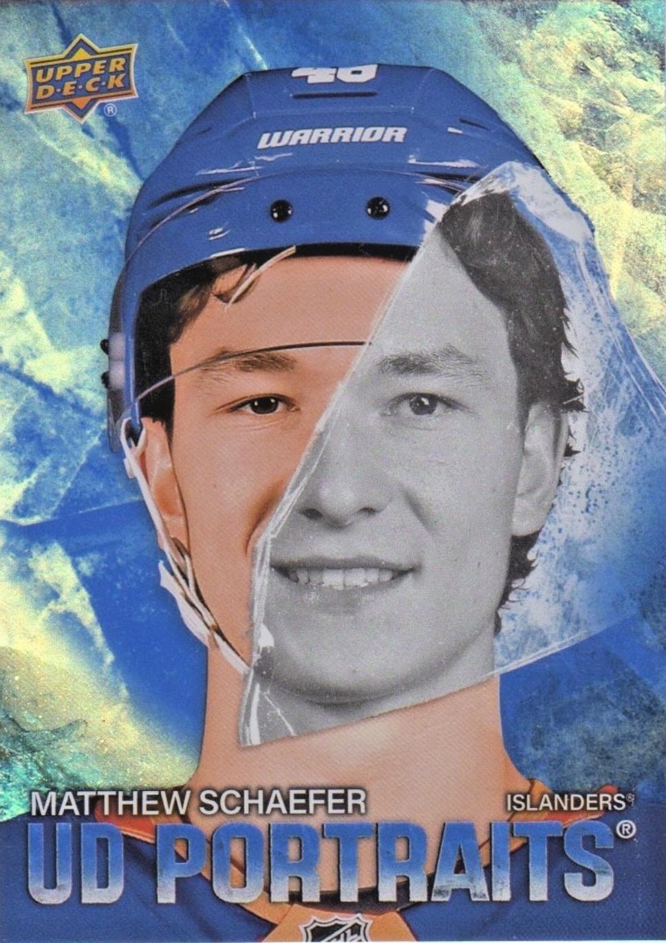 2025 Upper Deck Series 2 UD Portraits Matthew Schaefer #P-32 card