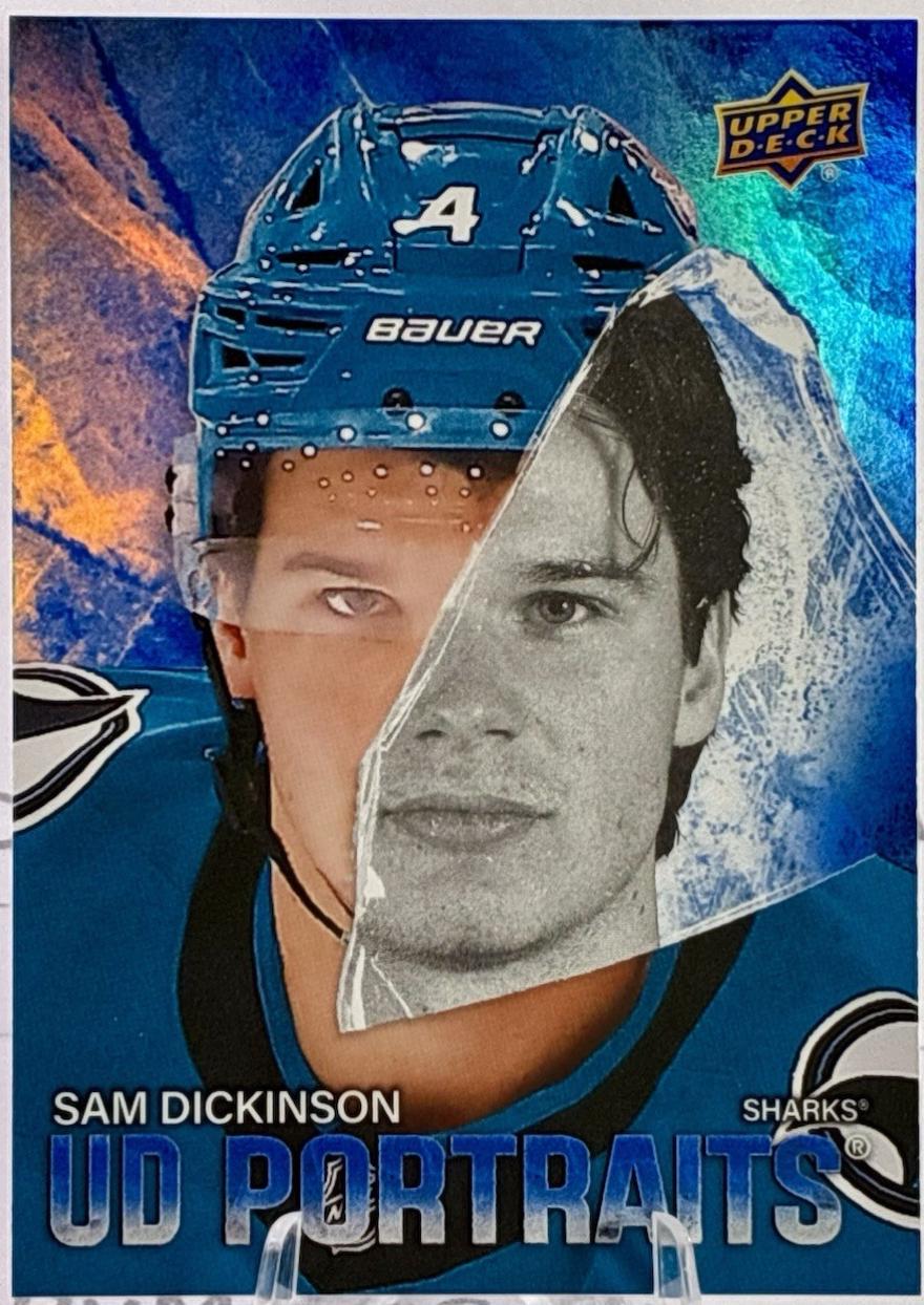 2025 Upper Deck Series 2 UD Portraits Sam Dickinson #P-43 card