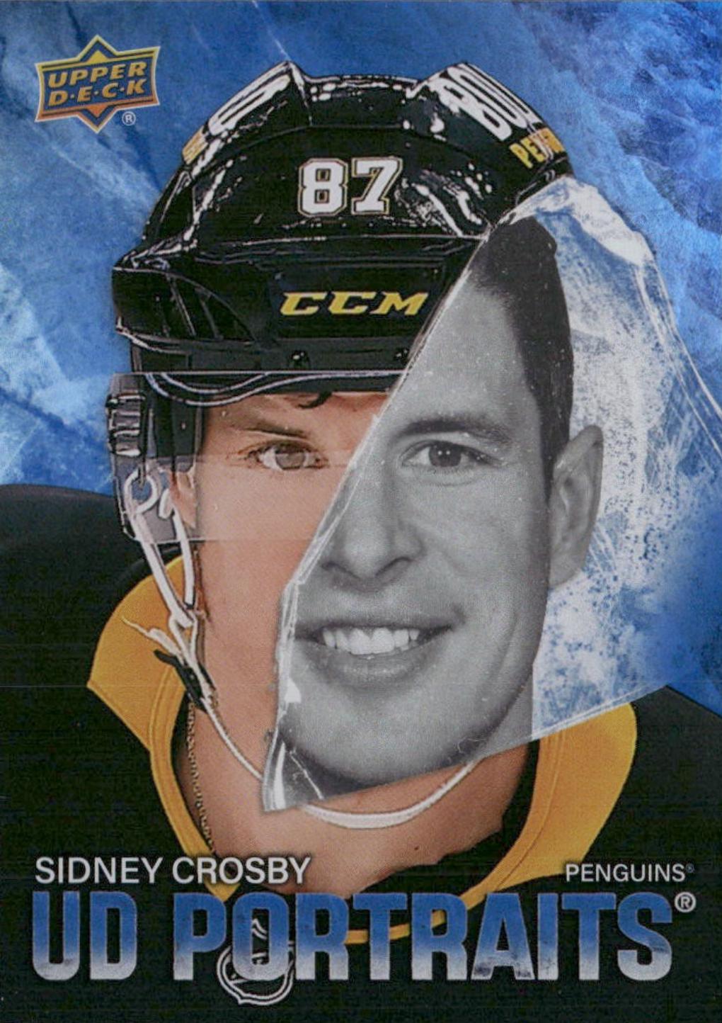2025 Upper Deck Series 2 UD Portraits Sidney Crosby #P-33 card