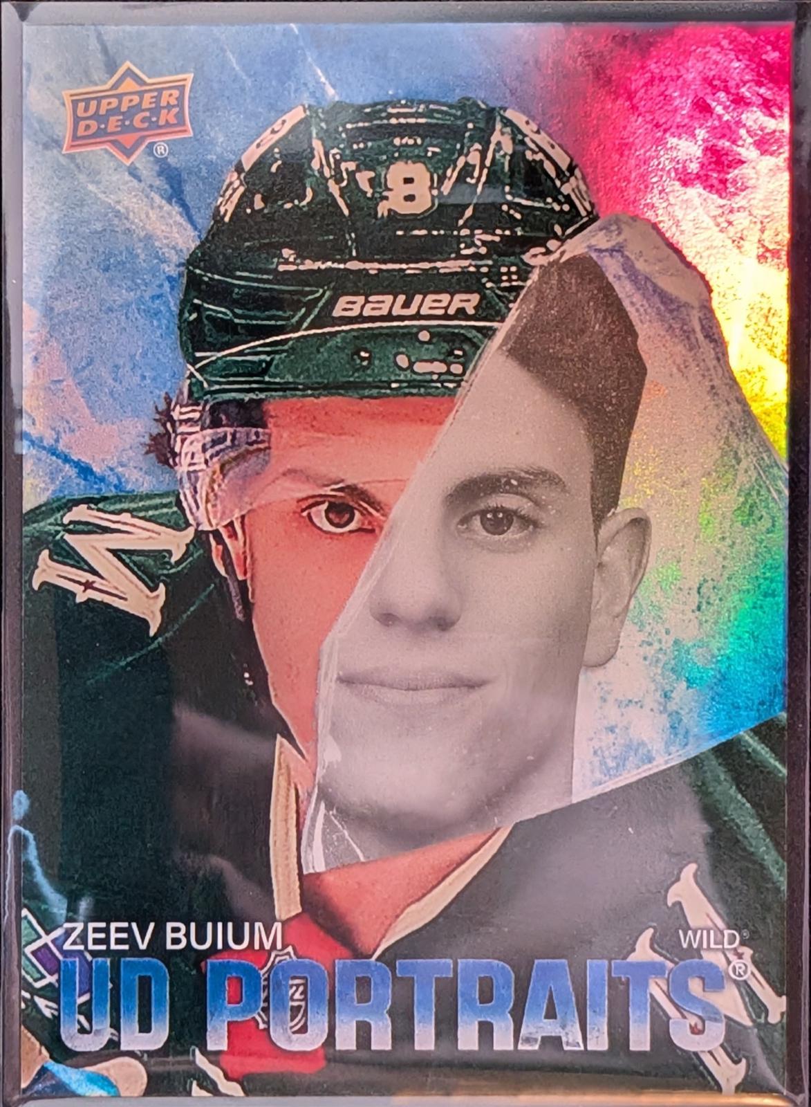 2025 Upper Deck Series 2 UD Portraits Zeev Buium #P-42 card
