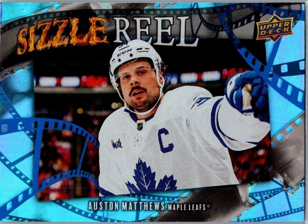 2025 Upper Deck Sizzle Reel Auston Matthews #SR-19 card