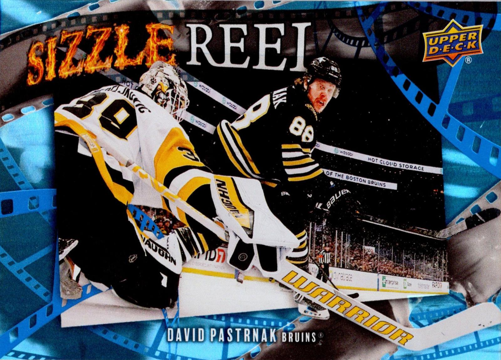 2025 Upper Deck Sizzle Reel David Pastrnak #SR-27 card