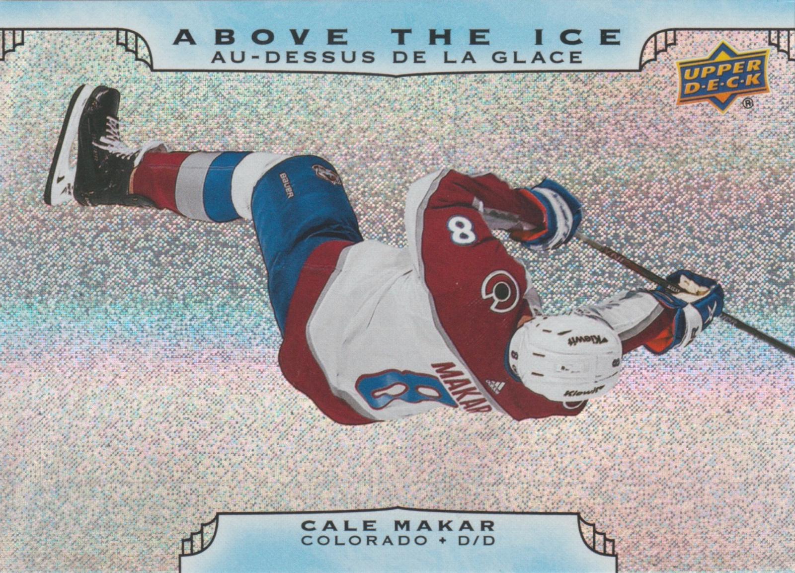 2025 Upper Deck Tim Hortons Above the Ice Cale Makar #AI-10 card