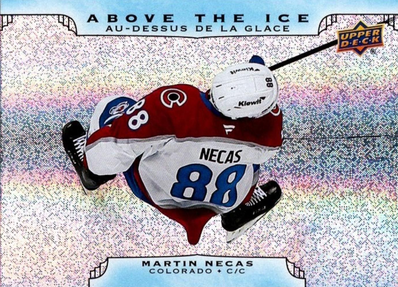 2025 Upper Deck Tim Hortons Above the Ice Martin Necas #AI-16 card