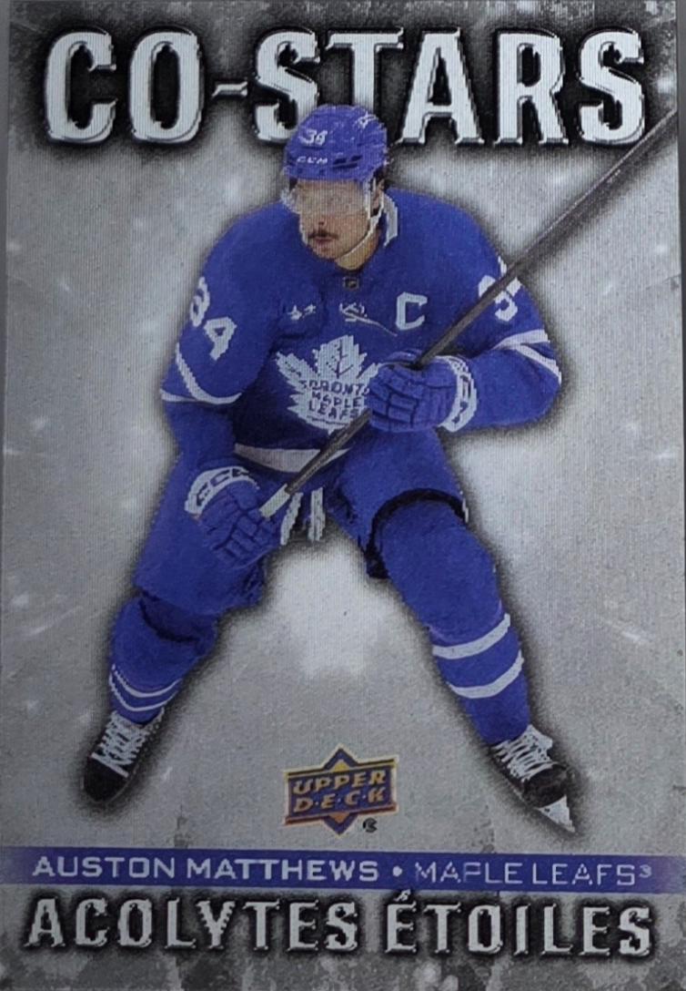 2025 Upper Deck Tim Hortons Co-Stars Auston Matthews / William Nylander #CO-6 card