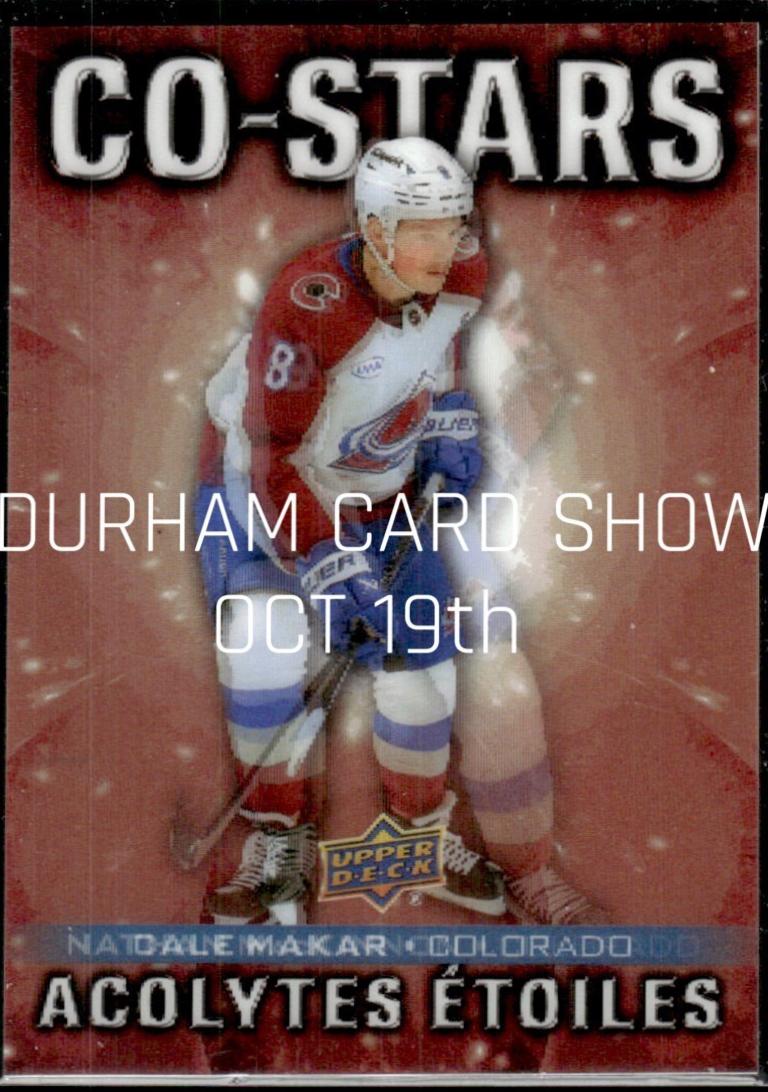 2025 Upper Deck Tim Hortons Co-Stars Cale Makar / Nathan MacKinnon #CO-1 card