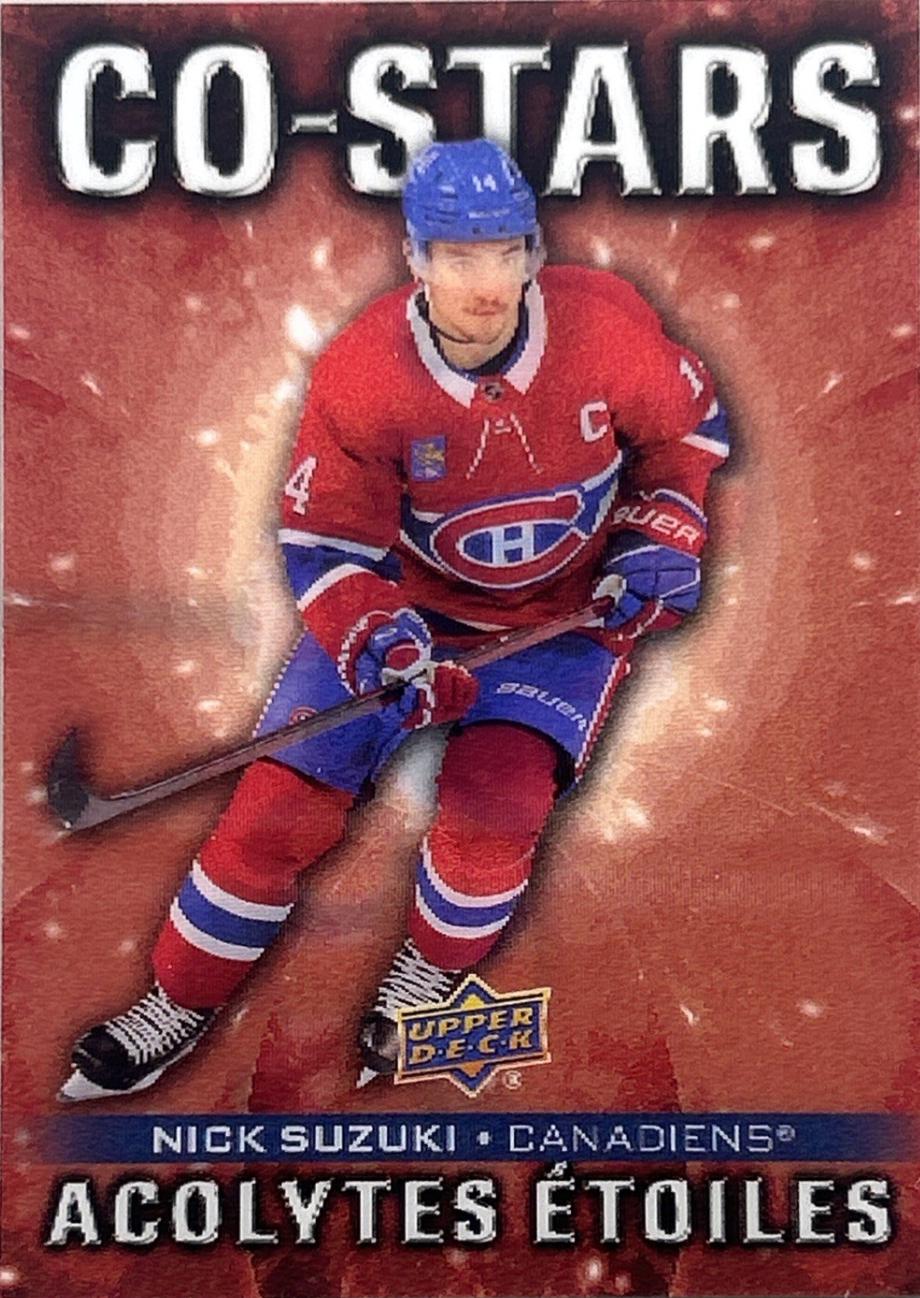 2025 Upper Deck Tim Hortons Co-Stars Nick Suzuki / Cole Caufield #CO-4 card