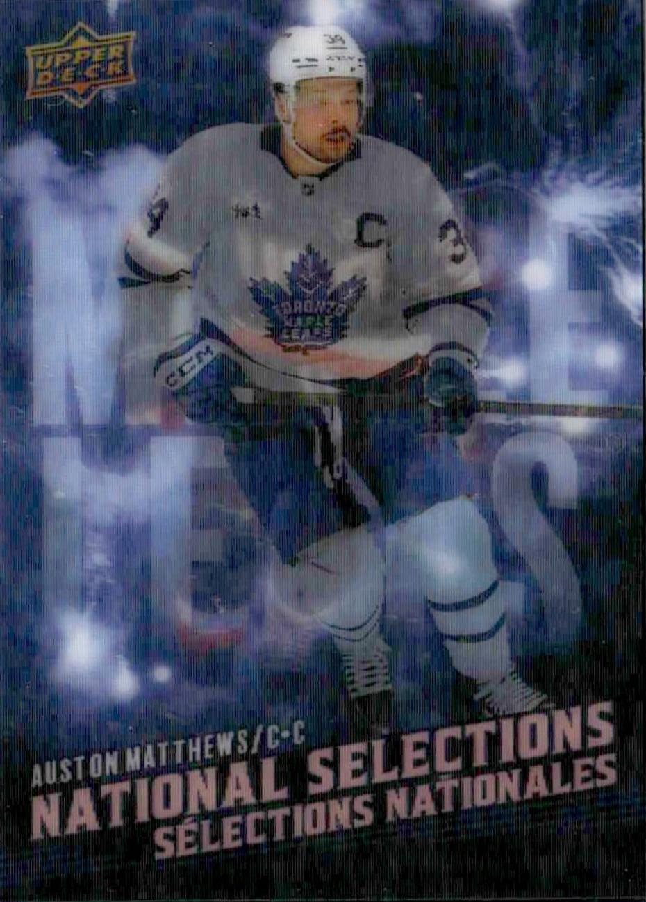 2025 Upper Deck Tim Hortons National Selections Auston Matthews #NS-5 card