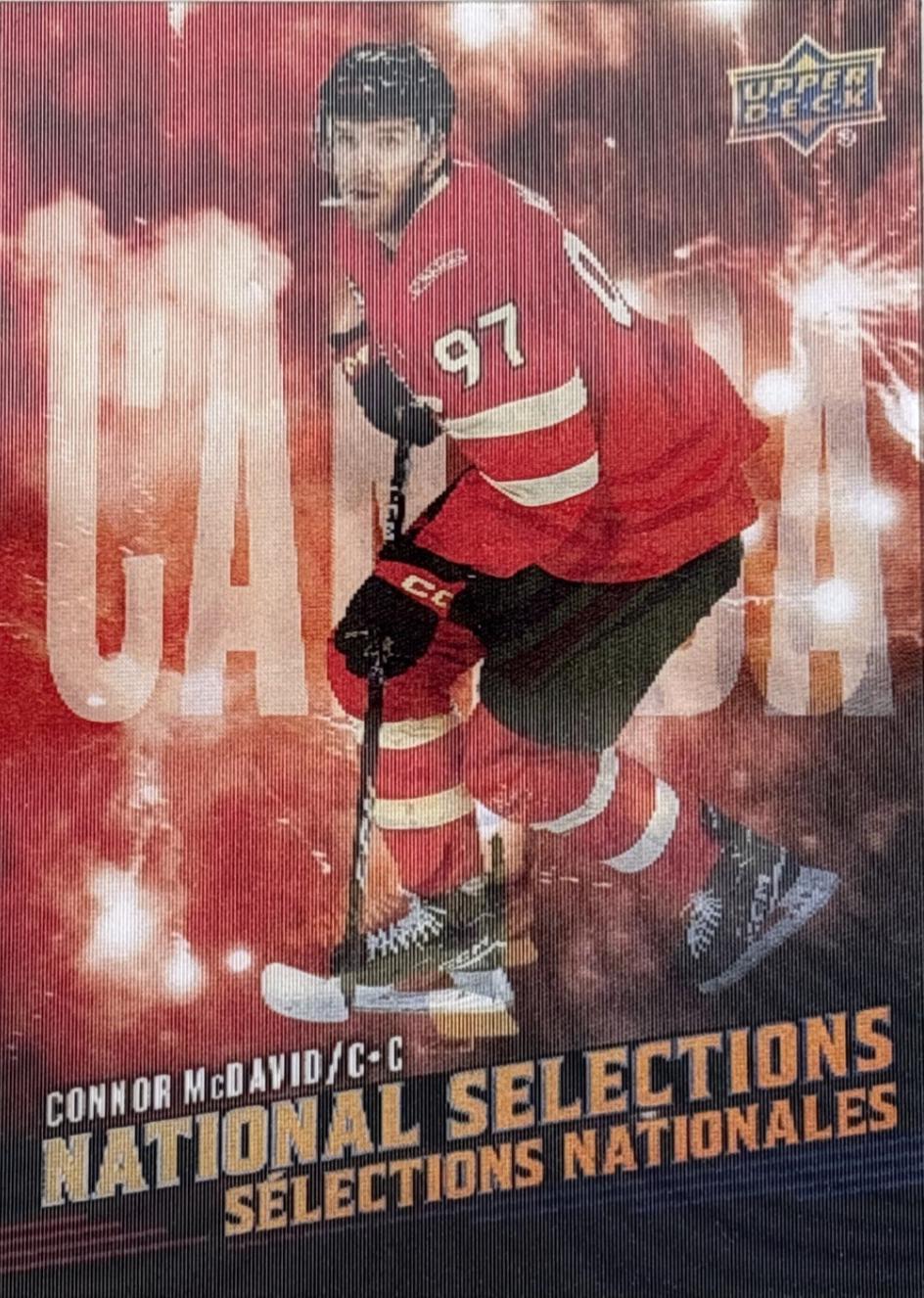 2025 Upper Deck Tim Hortons National Selections Connor McDavid #NS-1 card