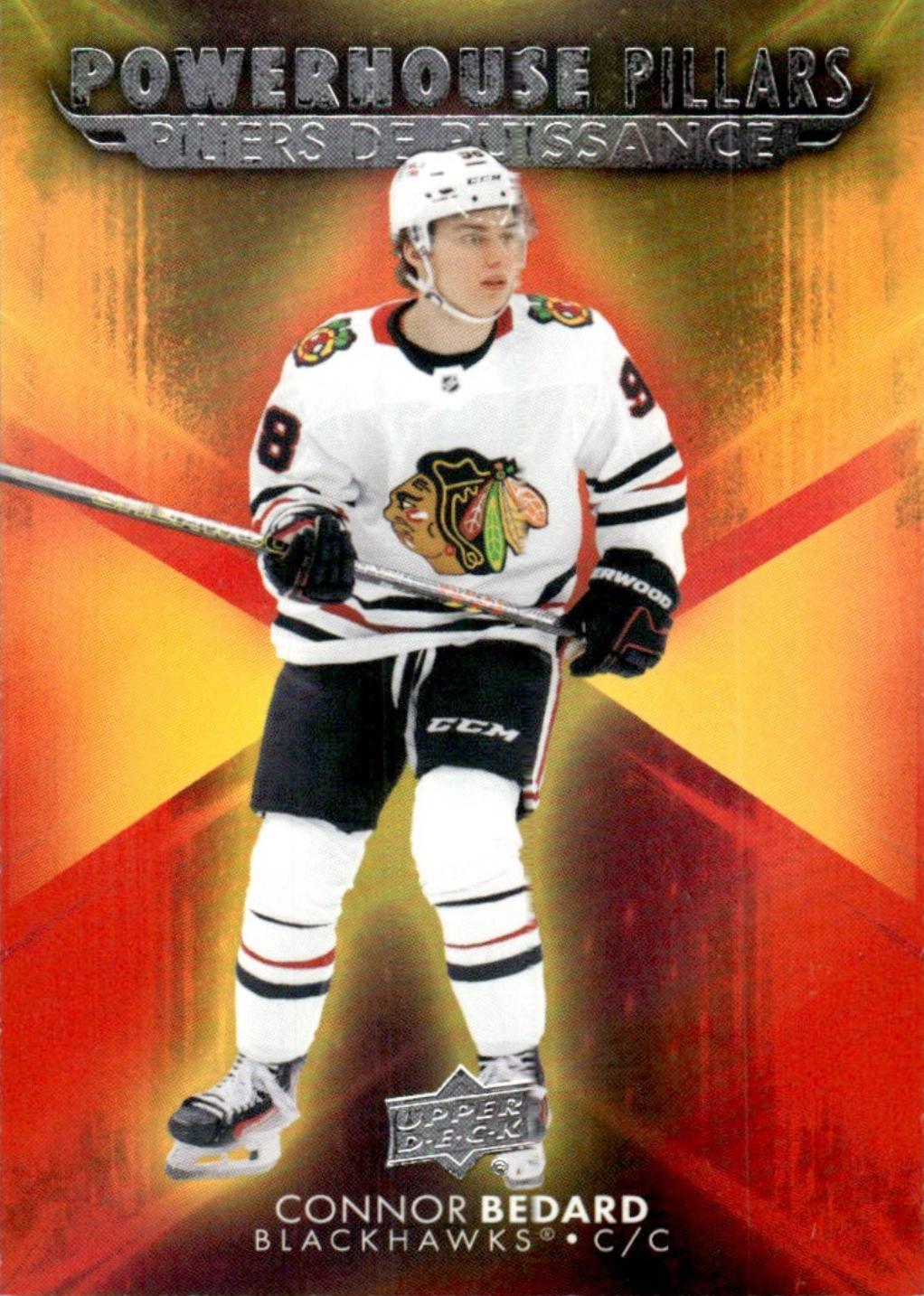 2025 Upper Deck Tim Hortons Powerhouse Pillars Connor Bedard #CP-6 card